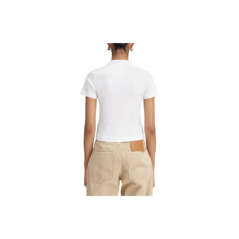 Jacquemus Le T Shirt Gros Grain 'White'-4