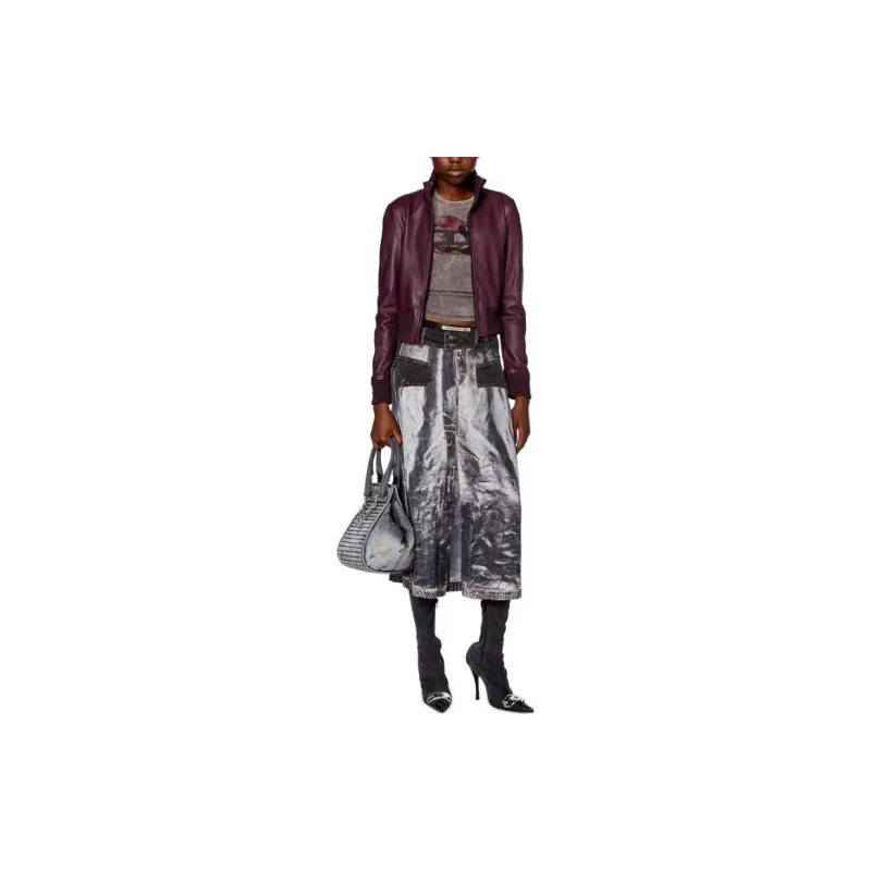 DIESEL Jackets Women's Purple-1
