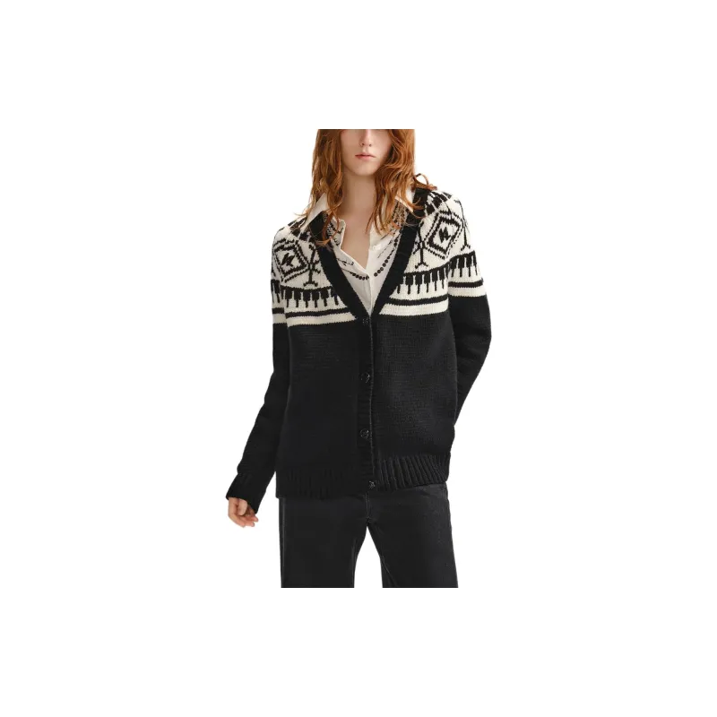 KARL LAGERFELD FW23 Knitwear Women's Black White-1