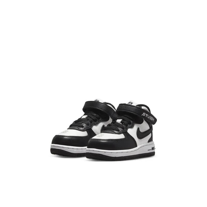 Nike Air Force 1 Mid Stussy Light Bone Black TD-2