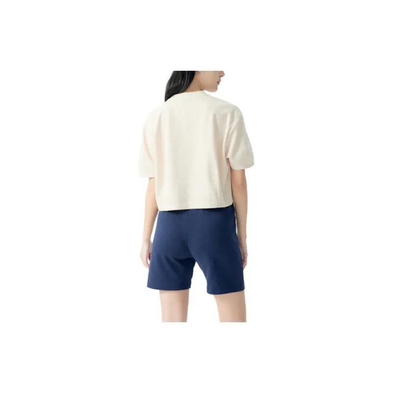 MindBridge Crop Tops Women's Beige-3