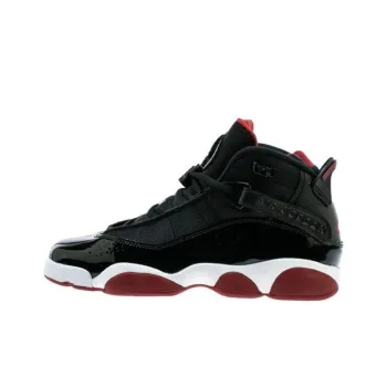 Jordan 6 Rings Black Varsity Red GS