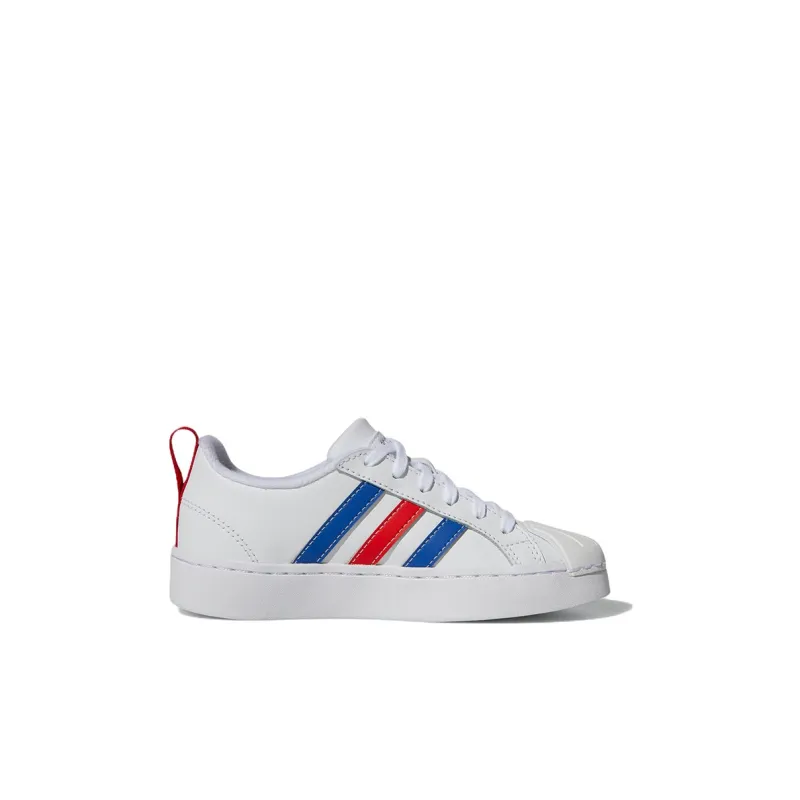 Adidas Neo Streetcheck K Low Top Kids' Skateboarding Shoes White Red Blue Kids'-1