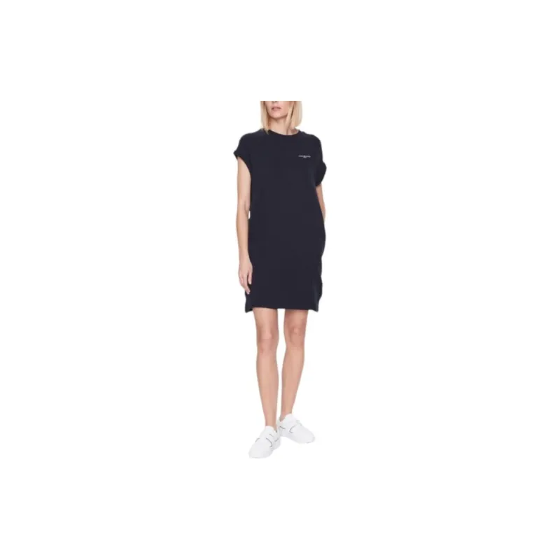 Tommy Hilfiger Short Sleeved Dress Women's Black-1