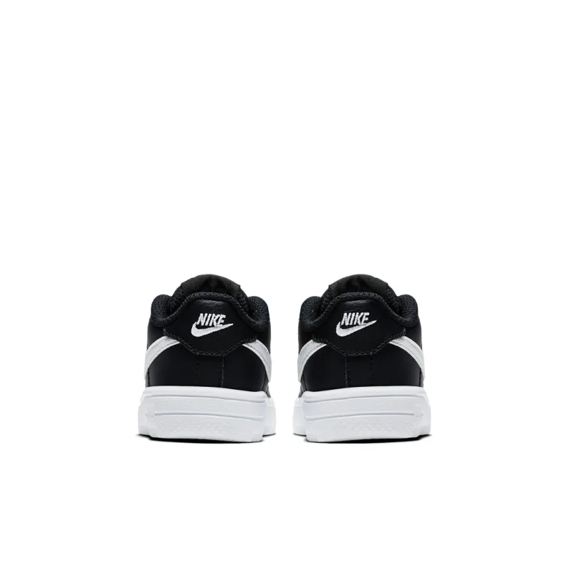Nike Air Force 1 18 Low Top Skateboard Shoes Black White Infant And Toddler-4
