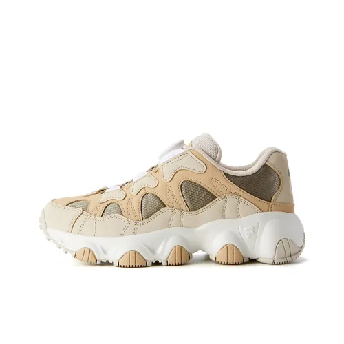 FILA KIDS BOA Cushioned Wear-Resistant Breathable Running Shoes Brown Teenagers