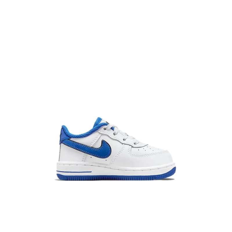 Nike Air Force 1 LV8 Low Top Skateboard Shoes White Blue Infant And Toddler-1