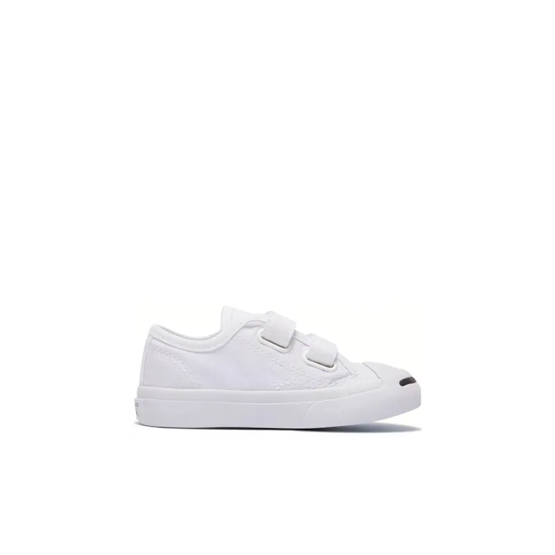 Converse Jack Purcell Anti Slip Wear Resistant Low Top Kids' Skateboarding Shoes White Infant And Toddler-1
