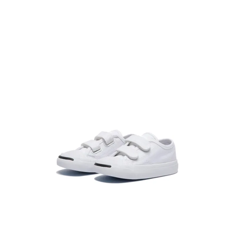 Converse Jack Purcell Anti Slip Wear Resistant Low Top Kids' Skateboarding Shoes White Infant And Toddler-2