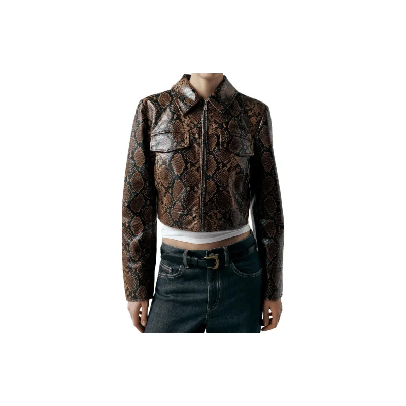 ZARA Jackets Coats Women's Brown-2