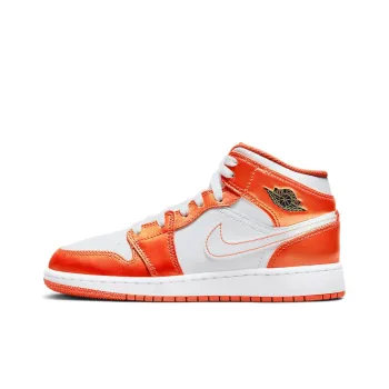 Jordan 1 Mid Metallic Orange GS