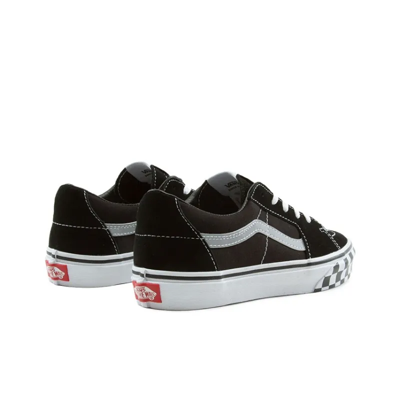 Vans Sk8  -Low Kids 'Reflective Sidestripe - Black Checkerboard'-3