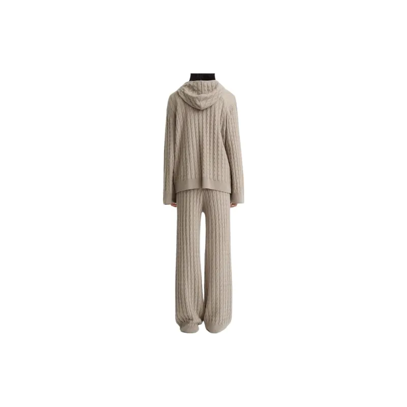 TOTEME SS24 Sweater Women's Stone Gravel Color-3