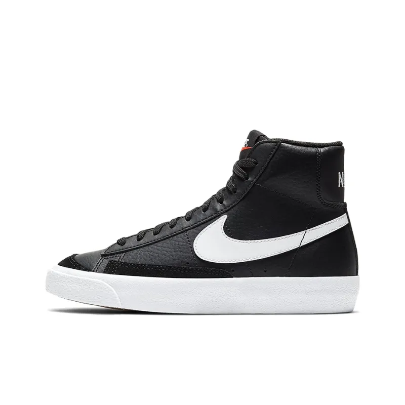 Nike Blazer Mid 77 GS Black White-0