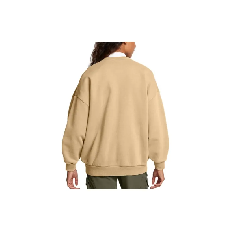Under Armour Icon FW24 Sweatshirt Women's Camel Brown-2