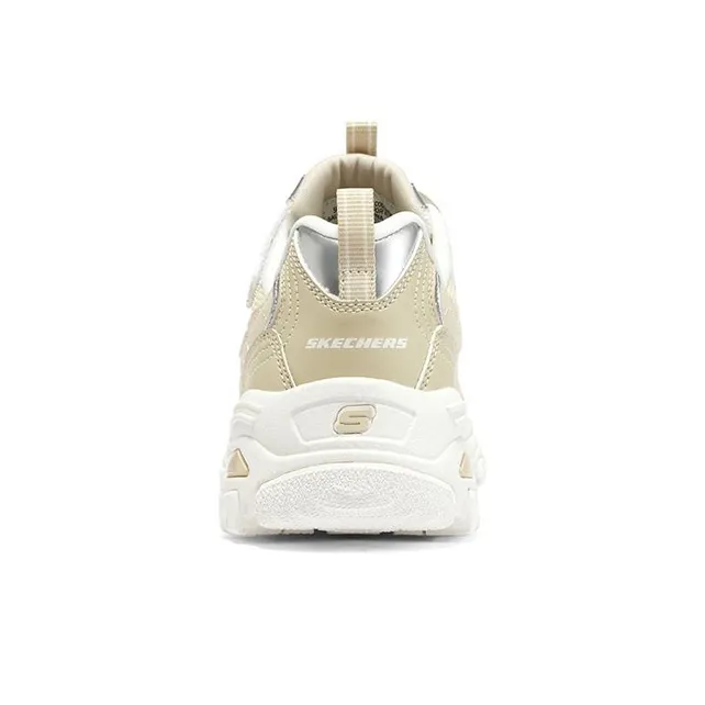 Skechers D'LITES Series Slip Resistant Cushioning Abrasion Resistant Lightweight White Teenagers-3
