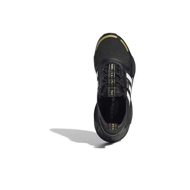 Adidas Originals NMD_V3 Anti Slip Wear Resistant Kids Lifestyle Shoes Black Teenagers-4