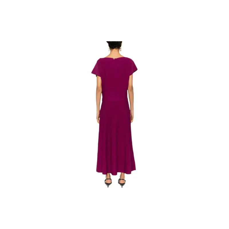 Twinset Ribbed Blouse And Skirt-1