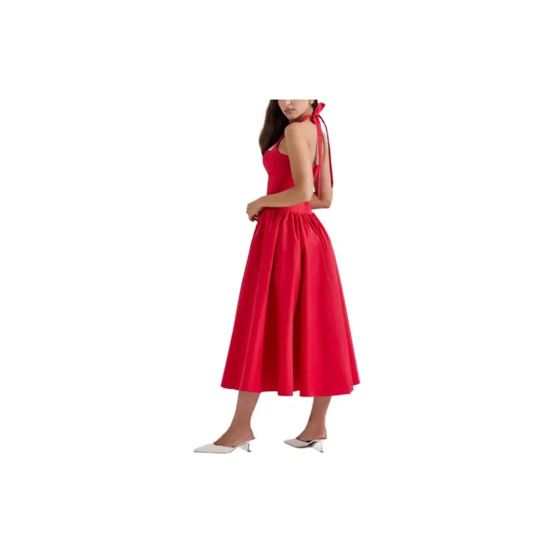 HOUSE OF CB COQUETTE Slip Dresses Women's RED/Red-2