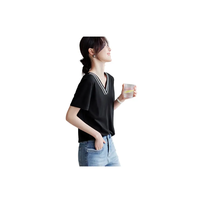 XWI T Shirts Women's Black-3