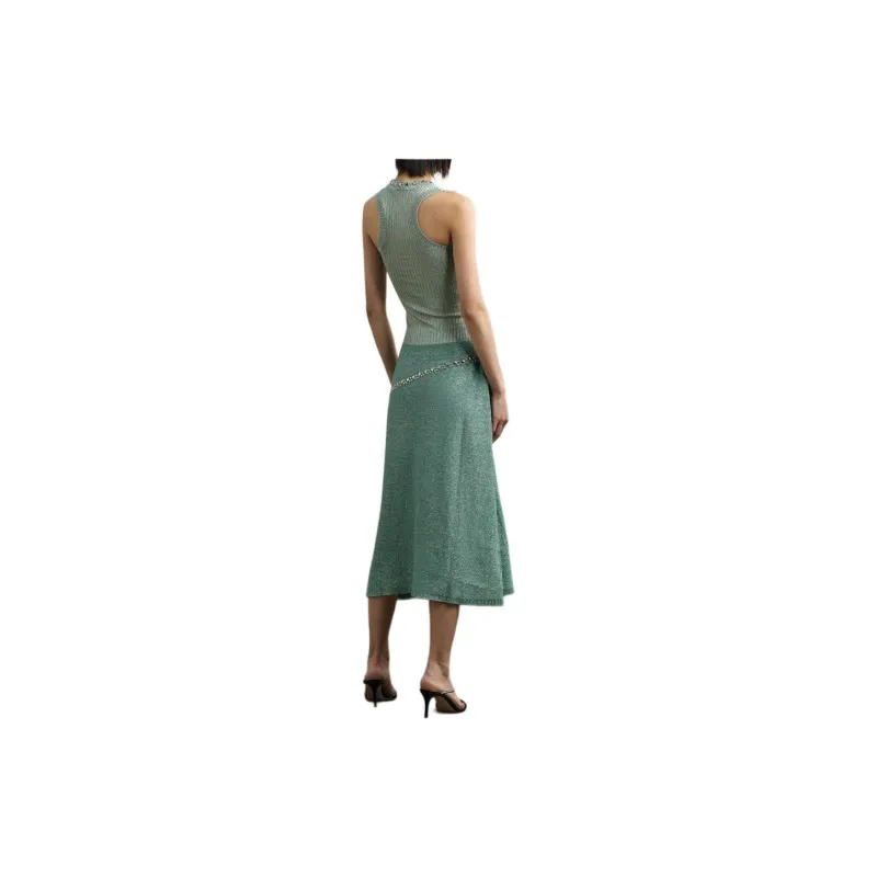 CORMIO SS24 Sleeveless Dress Women's Green-2
