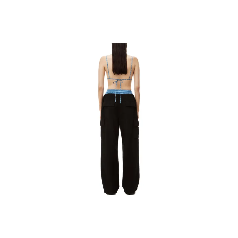 Alexander Wang Casual Pants Unisex Black-4