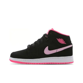 Jordan 1 Mid GS Black Digital Pink