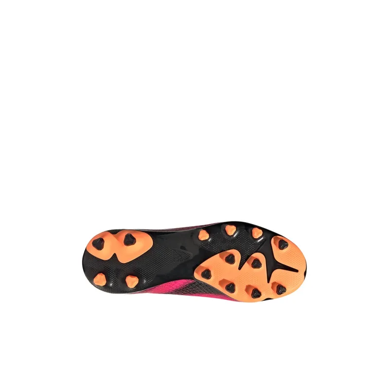 Adidas X GHOSTED 0.3 MG Impact Resistant Mid Range Abrasion Resistant Low Top Kids' Soccer Shoes Pink Black Kids'-5