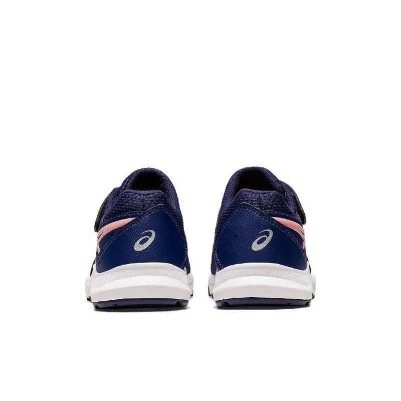 Asics Lazerbeam KB MG Anti-Slip Wear-Resistant Low-Top Kids' Running Shoes Deep Blue Pink Teenagers-4
