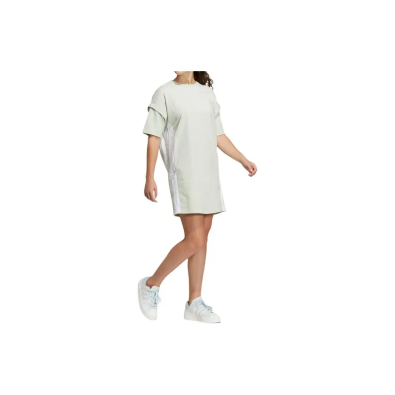 Adidas Originals Short Sleeved Dresses Women's Light Green-4
