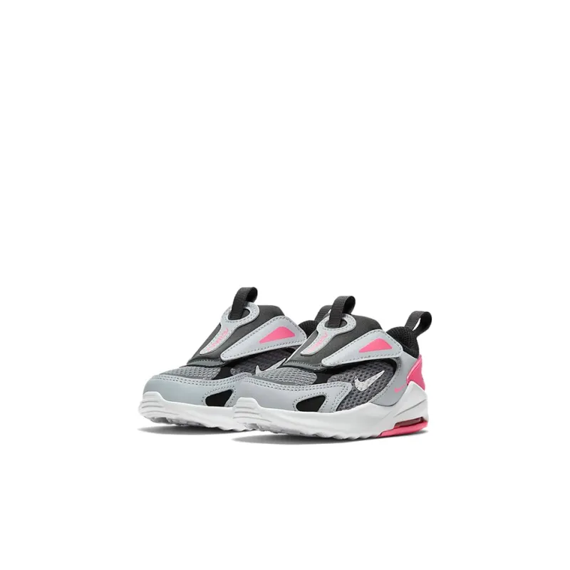 Nike Air Max Bolt Lightweight Cushioning And Breathable Design Low Top Toddler Shoes Black Gray Pink Infant And Toddler-2