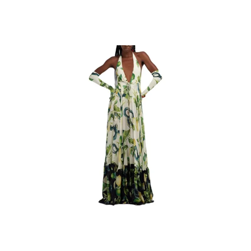 Roberto Cavalli Floral print Silk Dress-1