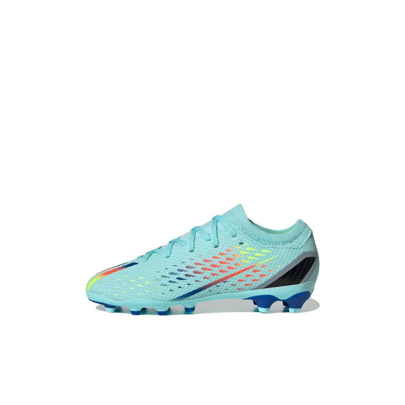 Adidas X Speedportal .3 Soil, Artificial Lawn Low Top Kids' Soccer Shoes Blue Kids'-0