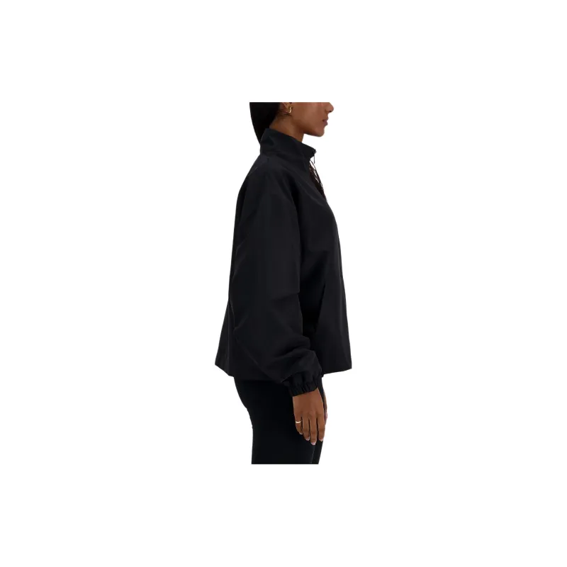 New Balance Sport Essentials Oversized Jacket Jackets Coats Women's Black-4