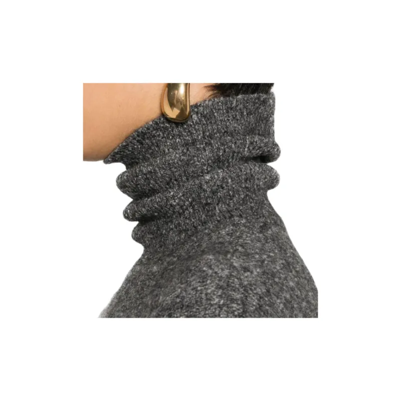 Brunello Cucinelli Oversized Turtleneck Knitted Jumper-4