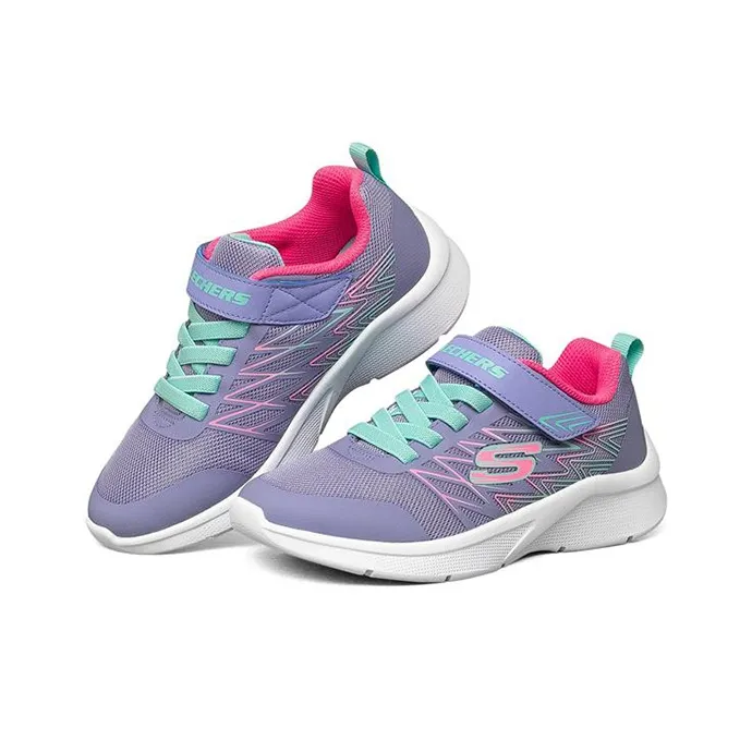 Skechers Kids Abrasion Resistant Breathable Low Top Kids' Running Shoes Lavender Kids'-2