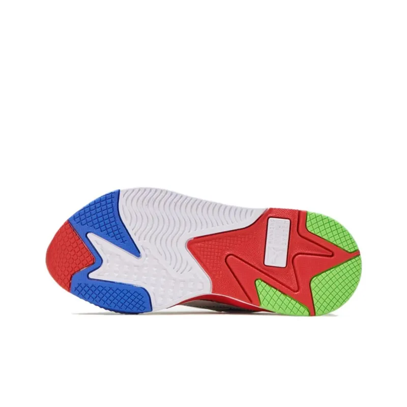 PUMA RS X3 Render Anti Slip Wear Resistant Kids' Running Shoes White Teenagers-2
