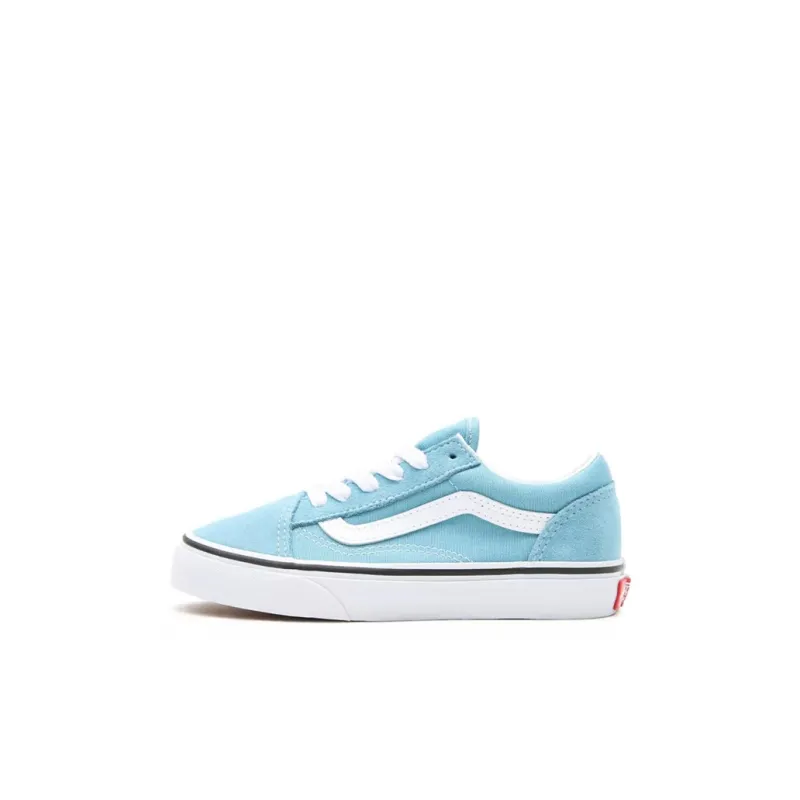Vans Old Skool Low-Top Kids' Skateboarding Shoes Light Blue Children Aged 3-7 Years Old-0