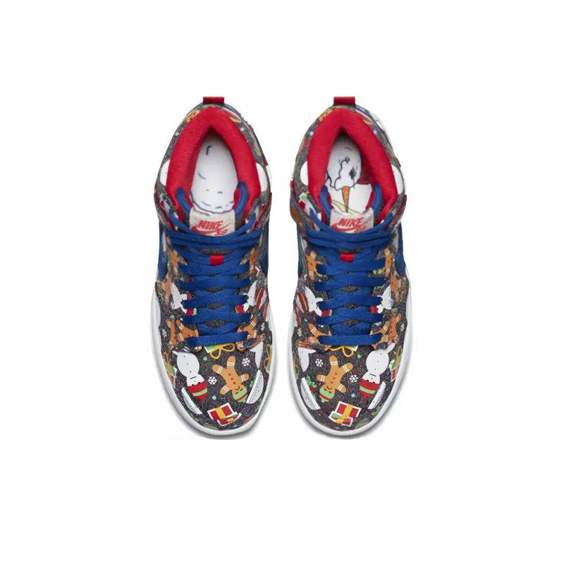 Nike SB Dunk High Concepts Ugly Christmas Sweater 2017 PS-4