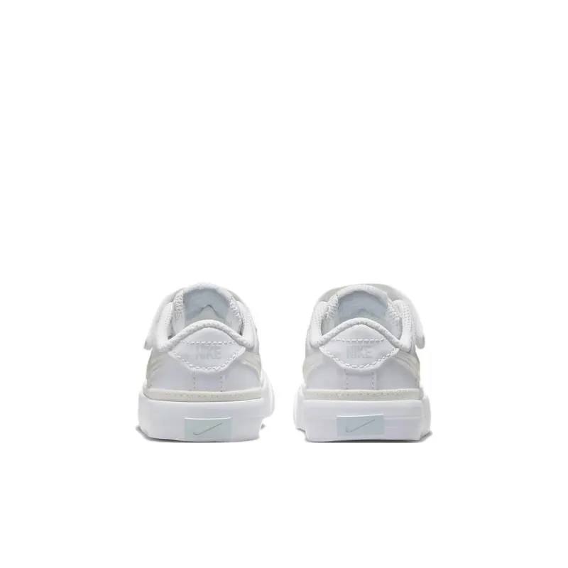 Nike Court Legacy TD Slip Resistant Shock Absorbers Low Top Skateboard Shoes White Infant And Toddler-4