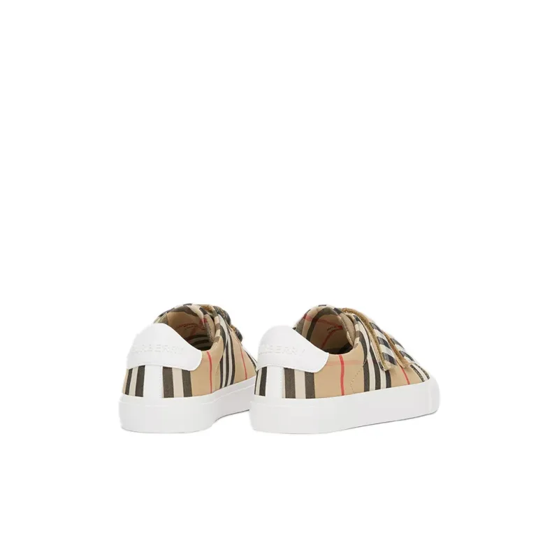 Burberry Low Top Kids' Skateboarding Shoes Archive Beige Kids'-4