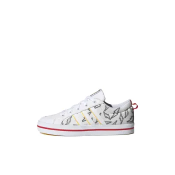 Pokemon x Adidas Neo Bravada Pikachu Anti Slip Wear Resistant Low Top Kids' Skateboarding Shoes White Yellow Red Kids'