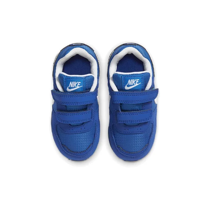Nike MD Runner Anti Slip Wear Resistant Low Top Running Shoes Blue White Infant And Toddler-3