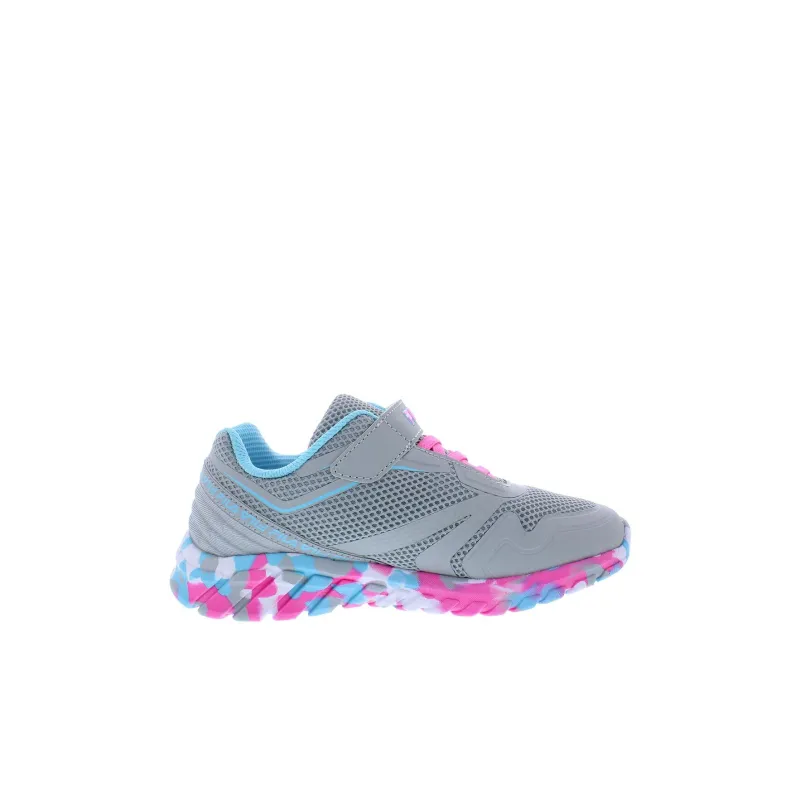 FILA KIDS Galaxia 4 Durable Breathable Low Top Kids' Running Shoes Blue Pink Kids'-1