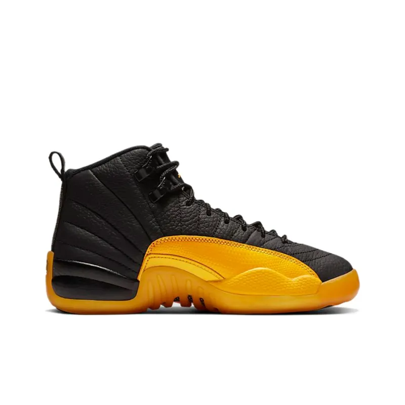 Jordan 12 Retro Black University Gold GS-1