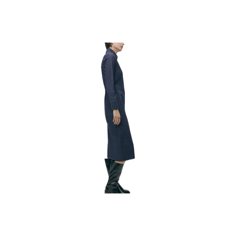 ZARA Long Sleeved Dresses Women's Blue-4