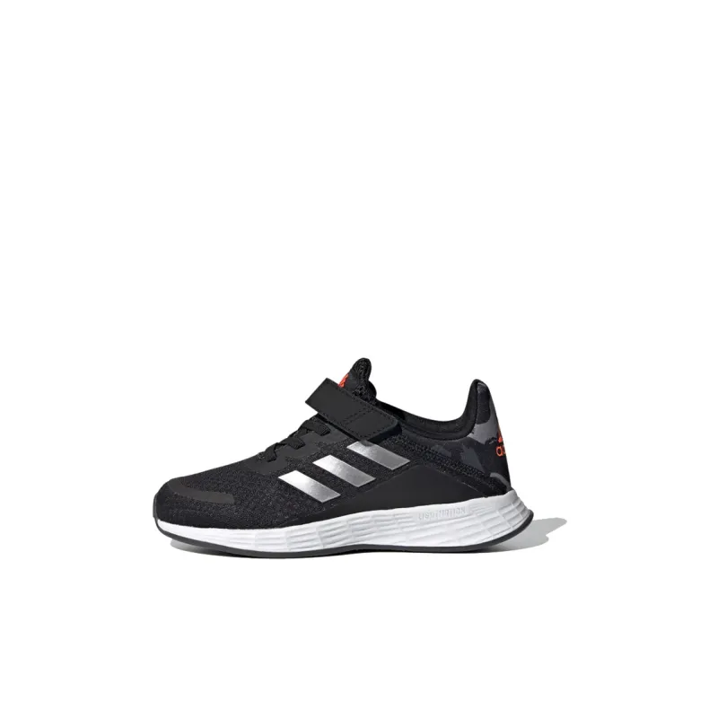 Adidas Duramo Sl Breathable Low-Top Kids' Running Shoes Black Gray Children Aged 3-7 Years Old-0