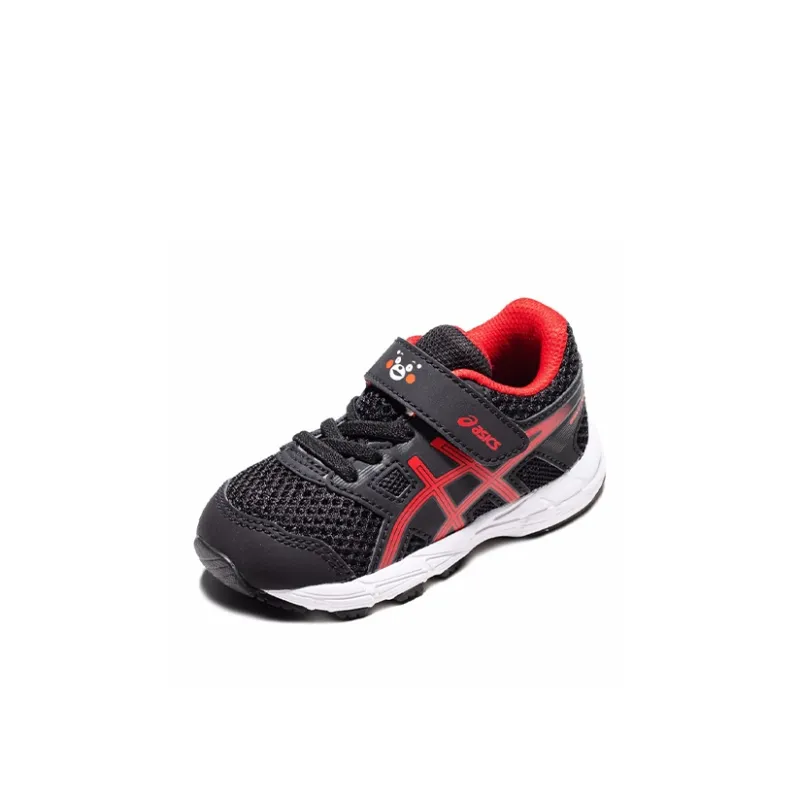 Asics Gel-Contend 5 Wear-Resistant Low-Top Toddler Shoes Black Red Infant And Toddler-1