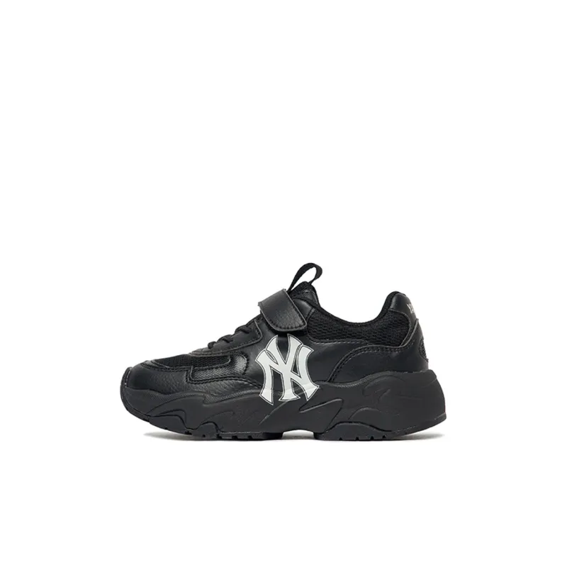 MLB Big Ball Chunky Bigball Chunky Lit Cushioning, Wear Resistant Low Top Kids Lifestyle Shoes Black Kids'-0