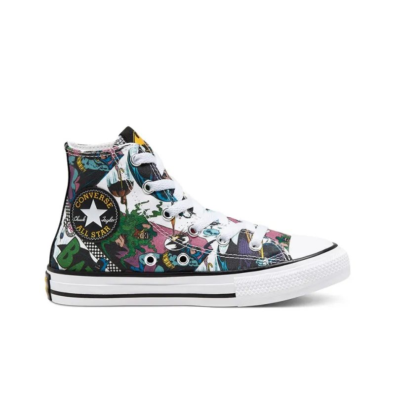 Batman x Converse Chuck Taylor All Star High Top High Top Casual Canvas Shoes Multicolor Teenagers-1